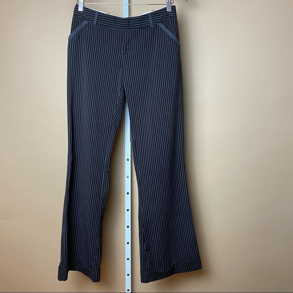 Paul & Joe 5 Juniors Pinstripe Slacks Trouser Dress Business Pants Retro Office